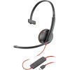 imagePoly Blackwire 3210 Wired Headset Plantronics  NoiseCanceling Mic  SingleEar Design  Connect to PCMac via USBC or USBA  Works wTeams Zoom  Amazon Exclusive2023 Version  Bulk Packaging