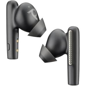 Poly Voyager Free 60 True Wireless Earbuds (Plantronics) – Noise-Canceling Mics for Clear Calls – Active Noise Canceling (ANC) – Portable Charge Case – Compatible w/iPhone, Android – Amazon Exclusive(Earbuds + Charge Case)