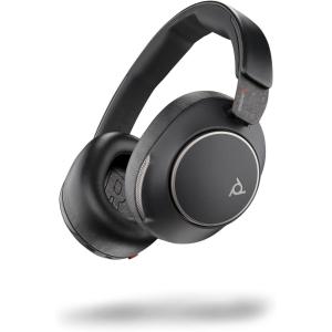Poly Voyager Surround 80 UC Bluetooth Headset (Plantronics) – Noise-Canceling Mics for Clear Calls – Adaptive ANC – Works w/iPhone, Android, PC/Mac, Zoom, Microsoft Teams (Certified) –Amazon Exclusive