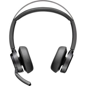 POLY Voyager Focus 2 UC Bluetooth Headphones with Mic & Charging Stand – ANC – Connect to PC or Mobile via Bluetooth – Microsoft Teams Certified – Includes BT700 USB-C to USB-A Adapter, Travel Case