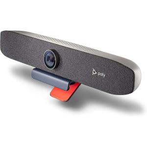 Poly Studio P15 Personal Video Bar (Plantronics + Polycom) – 4K Video Quality – Camera, Microphones & Speaker Solution with Premium Audio & Video – Certified for Zoom and Teams(Poly Studio P15 4K HD Webcam)