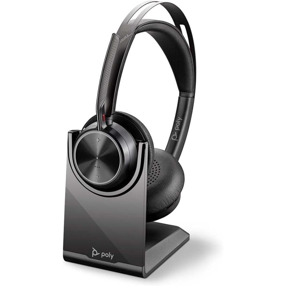 imagePOLY Voyager Focus 2 USBCC Headset USBCA Adapter Charging Stand A58JDAA