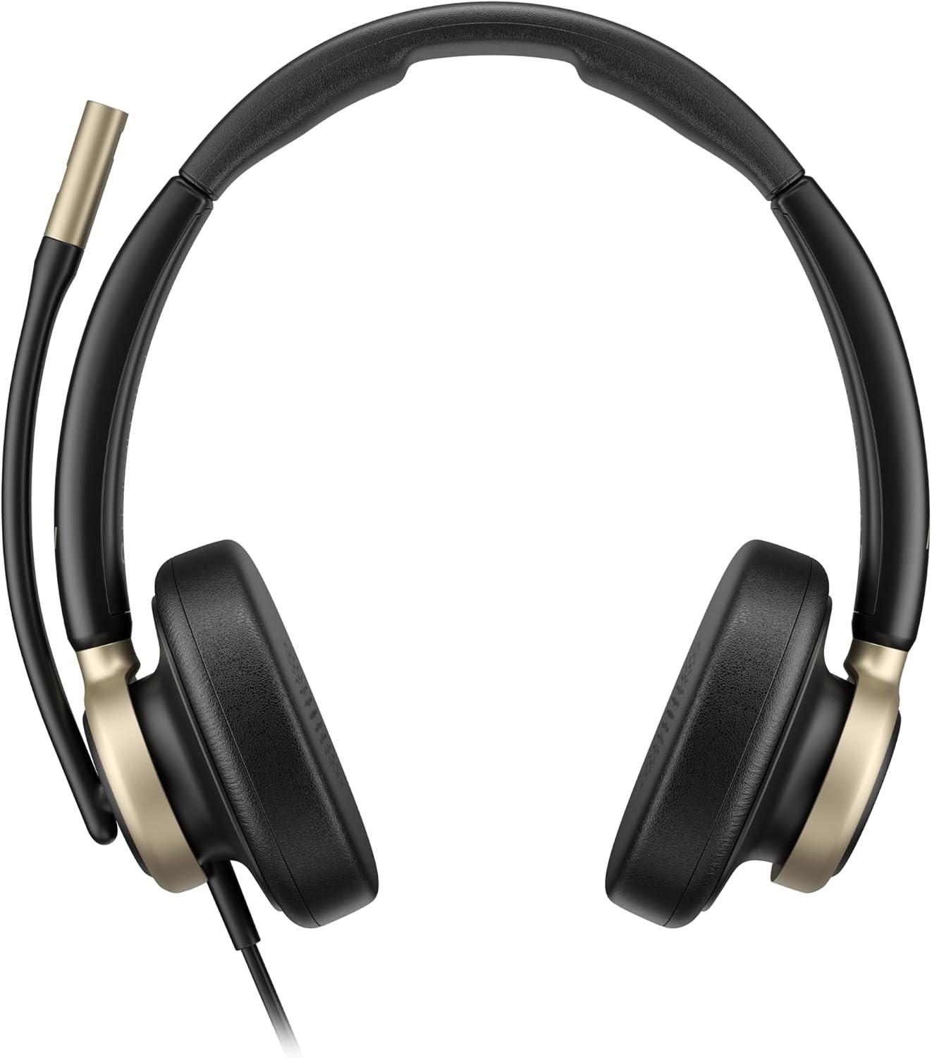 image:imageHP Poly Mission 820 Stereo Headset USBC amp USBA Advanced ANC amp 4Mic AI Noise Reduction Adjustable Boom Mic Inline Controller OverEar Comfort TCOCertified PC Headset