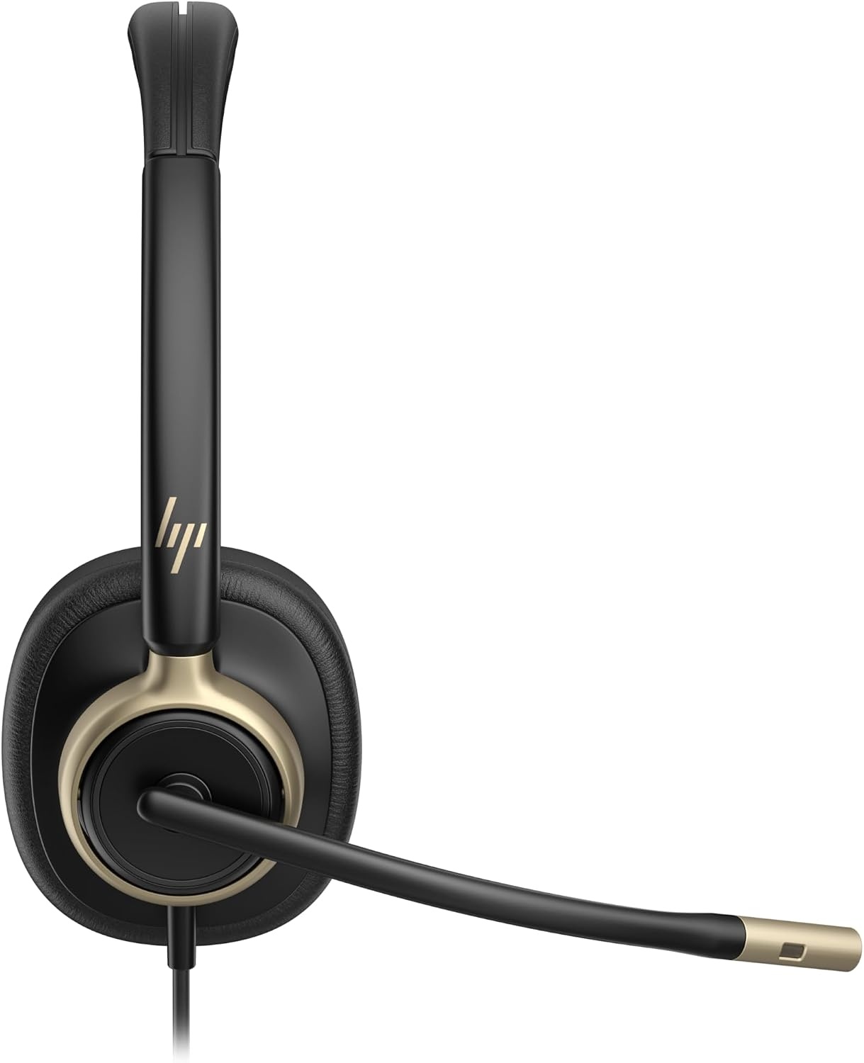 image:imageHP Poly Mission 820 Stereo Headset USBC amp USBA Advanced ANC amp 4Mic AI Noise Reduction Adjustable Boom Mic Inline Controller OverEar Comfort TCOCertified PC Headset