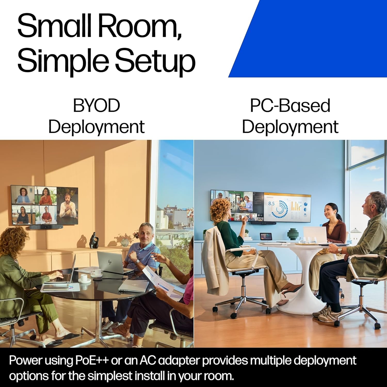 image:imagePoly Studio V12 USB Video Bar for Small Rooms 4K 20MP Camera AIEnhanced Audio Noise Cancellation Poly Lens Management Microsoft Teams Zoom amp Google Meet Compatible Thoughtfully Made