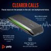 Haut-parleur intelligent Poly Sync 40+ – Espaces de travail flexibles – Connexion à un PC/Mac via adaptateur BT600 et via Bluetooth pour les smartphones – Fonctionne avec Teams, Zoom