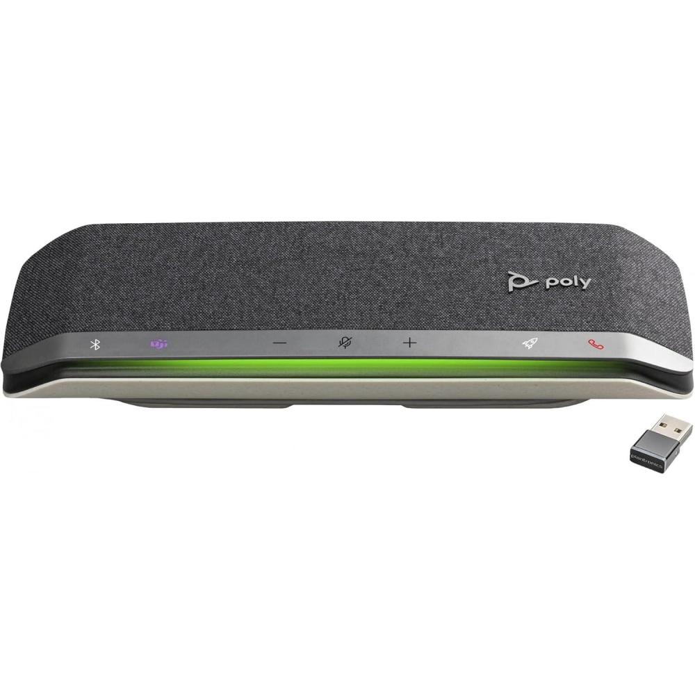 imageHautparleur intelligent Poly Sync 40 Espaces de travail flexibles Connexion un PCMac via adaptateur BT600 et via Bluetooth pour les smartphones Certifi Microsoft TeamsTeams certified