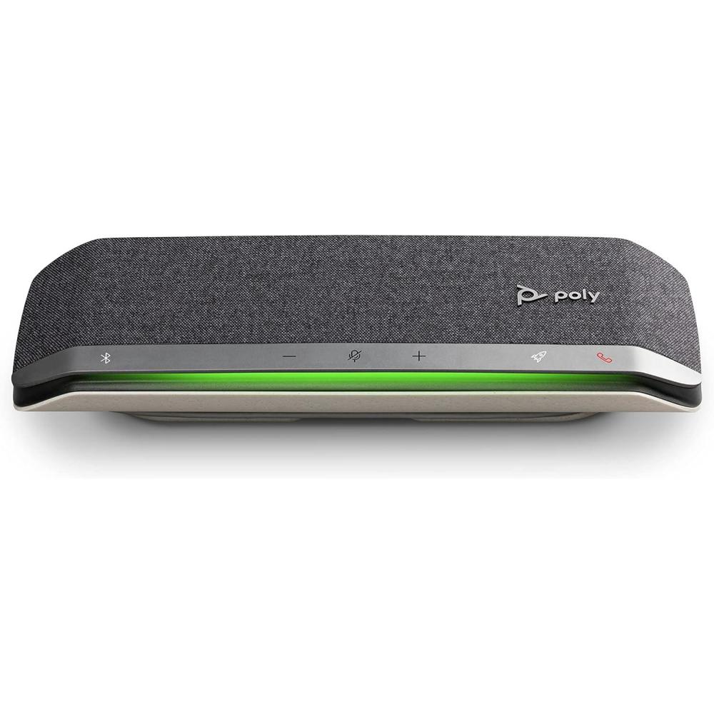 imageHautparleur intelligent Poly Sync 40  Espaces flexibles  Connexion  un PCMac via USBA ou USBC et via Bluetooth pour les smartphones  Fonctionne avec Teams ZoomUSBA