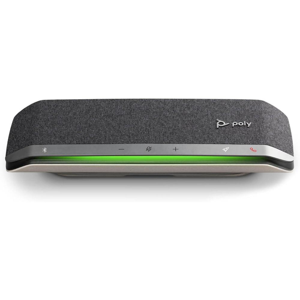 imageHautparleur intelligent Poly Sync 40 Espaces flexibles Connexion un PCMac via USBA ou USBC et via Bluetooth pour les smartphones Fonctionne avec Teams ZoomUSBC USBCA