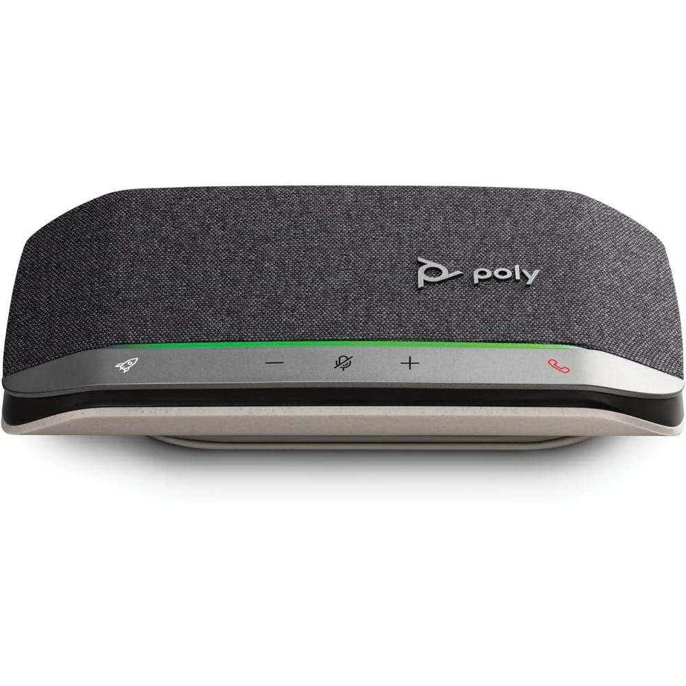 imageHautparleur portable personnel intelligent USBC Poly Sync 20 Plantronics Rduction du bruitde lcho Fonctionne avec Teams Zoom PC Mac MobileUSBC USBCA
