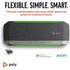 Haut-parleur intelligent Poly Sync 40+ – Espaces de travail flexibles – Connexion à un PC/Mac via adaptateur BT600 et via Bluetooth pour les smartphones – Certifié Microsoft Teams(USB-A)