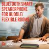 Haut-parleur intelligent Poly Sync 40 – Espaces flexibles – Connexion à un PC/Mac via USB-A ou USB-C et via Bluetooth pour les smartphones – Fonctionne avec Teams, Zoom(USB-A)