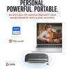 Haut-parleur portable personnel Bluetooth Poly Sync 20+ (Plantronics) – Réduction du bruit/de l&rsquo;écho – Adaptateur Bluetooth USB-C – Fonctionne avec Teams, Zoom, PC, Mac, Mobile(Standard)
