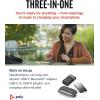 Haut-parleur portable personnel Bluetooth Poly Sync 20+ (Plantronics) – Réduction du bruit/de l&rsquo;écho – Adaptateur Bluetooth USB-C – Fonctionne avec Teams, Zoom, PC, Mac, Mobile(Standard)