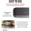 Haut-parleur portable personnel Bluetooth Poly Sync 20+ (Plantronics) – Réduction du bruit/de l&rsquo;écho – Adaptateur Bluetooth USB-C – Fonctionne avec Teams, Zoom, PC, Mac, Mobile(Standard)