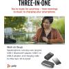 Haut-parleur portable personnel Bluetooth Poly Sync 20+ (Plantronics) – Réduction du bruit/de l&rsquo;écho – Adaptateur Bluetooth USB-C – Fonctionne avec Teams (certifié), Zoom, PC, Mac, Mobile(USB-C + USB-C/A)