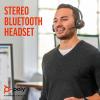 Micro-casque sans fil Poly Voyager 4320 UC – Micro-casques binauraux avec perche microphone antibruit – Connexion à un PC/Mac/Téléphone portable via Bluetooth – Fonctionne avec Teams, Zoom(USB-C)