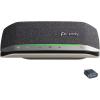 Haut-parleur portable personnel Bluetooth Poly Sync 20+ (Plantronics) – Réduction du bruit/de l&rsquo;écho – Adaptateur Bluetooth USB-C – Fonctionne avec Teams, Zoom, PC, Mac, Mobile(USB-C + USB-C/A)