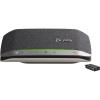 Haut-parleur portable personnel Bluetooth Poly Sync 20+ (Plantronics) – Réduction du bruit/de l&rsquo;écho – Adaptateur Bluetooth USB-C – Fonctionne avec Teams (certifié), Zoom, PC, Mac, Mobile(Teams certified)