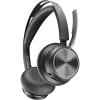 Micro-casque sans fil Poly Voyager Focus 2 UC avec microphone (Plantronics) – Annulation active du bruit (ANC) – Connexion à un PC/Mac/Téléphone portable via Bluetooth – Fonctionne avec Teams, Zoom(USB-C)