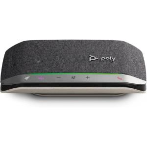 Haut-parleur portable personnel intelligent USB-C Poly Sync 20 (Plantronics) – Longue autonomie – Réduction du bruit/de l&rsquo;écho – Fonctionne avec Teams (certifié), Zoom, PC, Mac, Mobile(USB-C + USB-C/A)