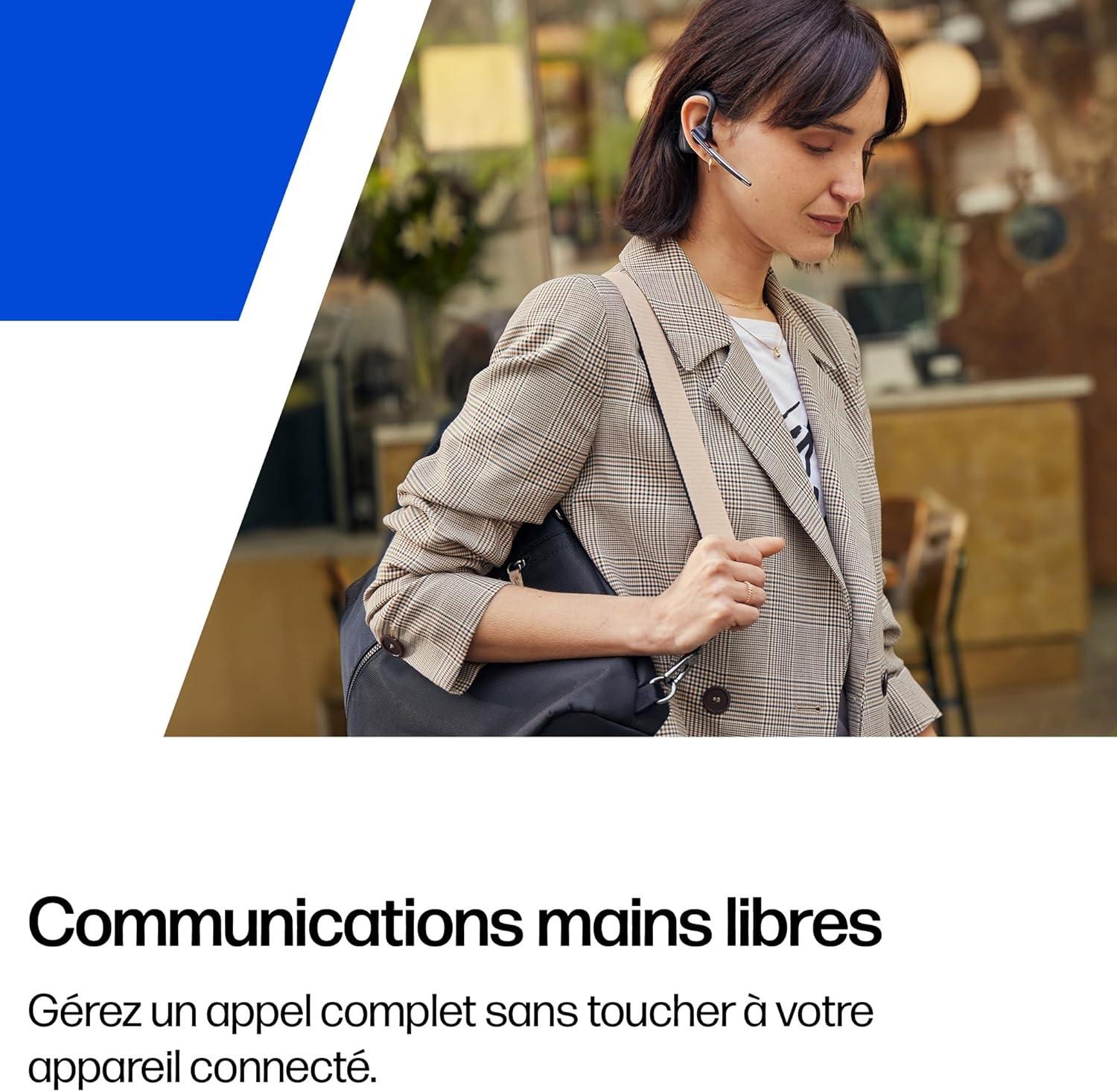 imagePOLY Voyager Legend 30 Casque Customer Special 1 Bluetooth monaural ConnectezVous Votre PC Mac Tablette ou tlphone Portable Annulation du Bruit Noir