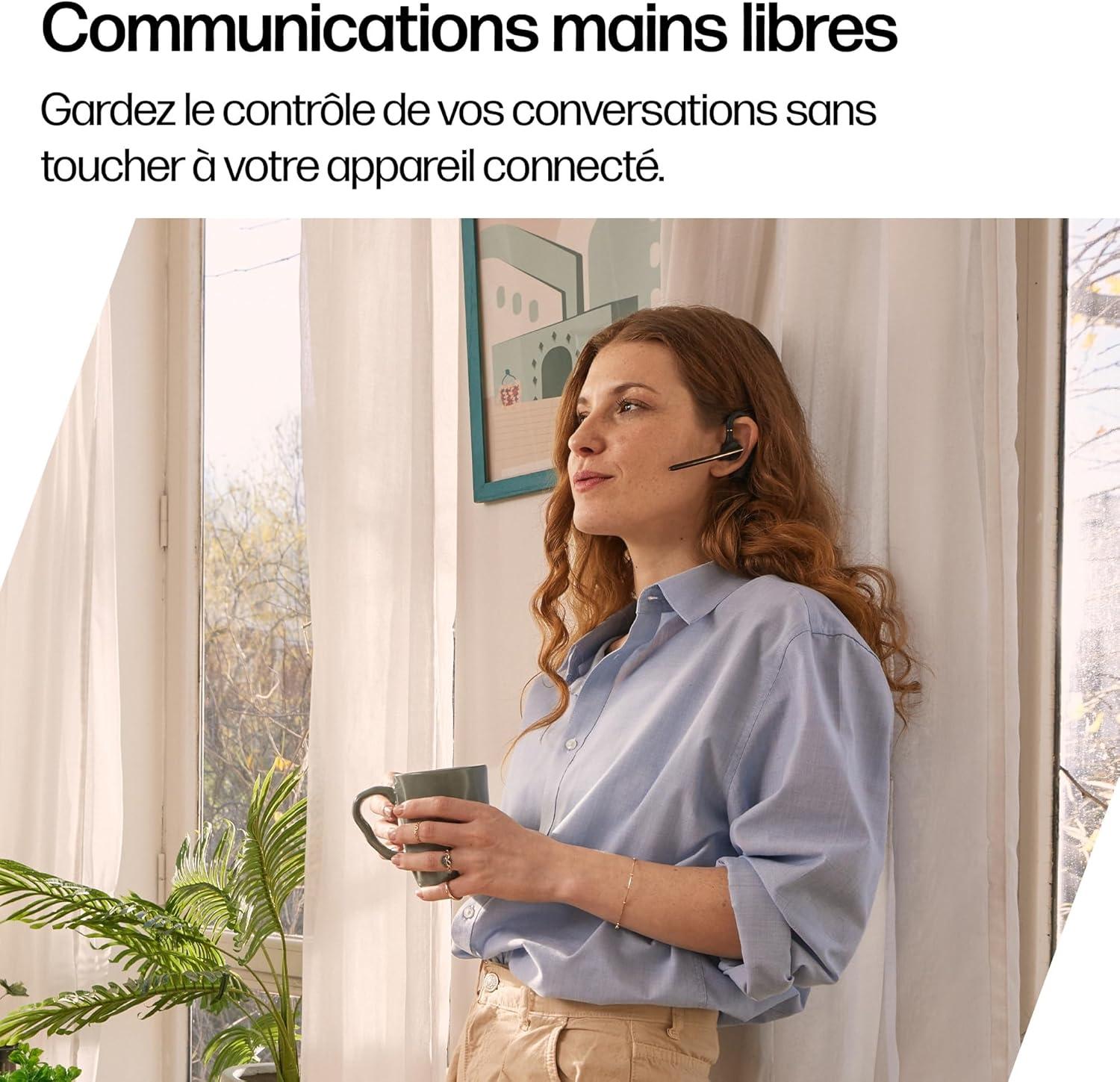 imagePOLY Voyager Legend 50 Casque Customer Special 1 Casque Bluetooth Simple avec Micro antibruit Design Ergonomique Commandes vocales Lger Connexion au MobileTablette Via Bluetooth Noir2025