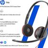 Micro-casque filaire Poly Blackwire 3220 – Microphone antibruit – Conception binaurale – Connexion à un PC/Mac via USB-C ou USB-A – Fonctionne avec Teams, Zoom