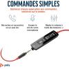 Micro-casque filaire Poly Blackwire 5210 (Plantronics) – Perche microphone antibruit flexible – Design monaural – Connexion à un PC/Mac, téléphone portable via USB-C, USB-A ou prise Jack 3,5 mm(USB-C + USB-C/A)