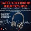 Micro-casque filaire haut de gamme Poly Blackwire 8225 – Annulation active du bruit – Son binaural hi-fi – Connexion à un PC/Mac – Certifié Microsoft Teams(USB-C + USB-C/A)