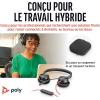 Micro-casque filaire haut de gamme Poly Blackwire 8225 – Annulation active du bruit – Son binaural hi-fi – Connexion à un PC/Mac – Certifié Microsoft Teams(USB-C + USB-C/A)