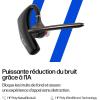 POLY Voyager Legend 50 Casque Customer Special 1 – Casque Bluetooth Simple avec Micro antibruit – Design Ergonomique – Commandes vocales – Léger – Connexion au Mobile/Tablette Via Bluetooth – Noir(2025)