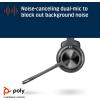Micro-casque sans fil Poly Voyager 4310 UC (Plantronics), Micro-casque Bluetooth monaural avec microphone antibruit, Connexion à un PC/Mac/Téléphone portable via Bluetooth, Fonctionne avec Teams, Zoom(USB-A)