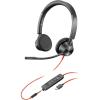 Micro-casque filaire Poly Blackwire 3325 – Perche de microphone flexible – Son stéréo hi-fi – PC/Mac/téléphone portable – Certifié pour Microsoft Teams(USB-C + USB-C/A)